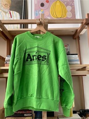 Aries Logo Crewneck Sweater